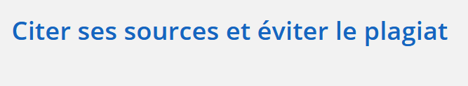 6. Citer ses sources | Collège Montmorency