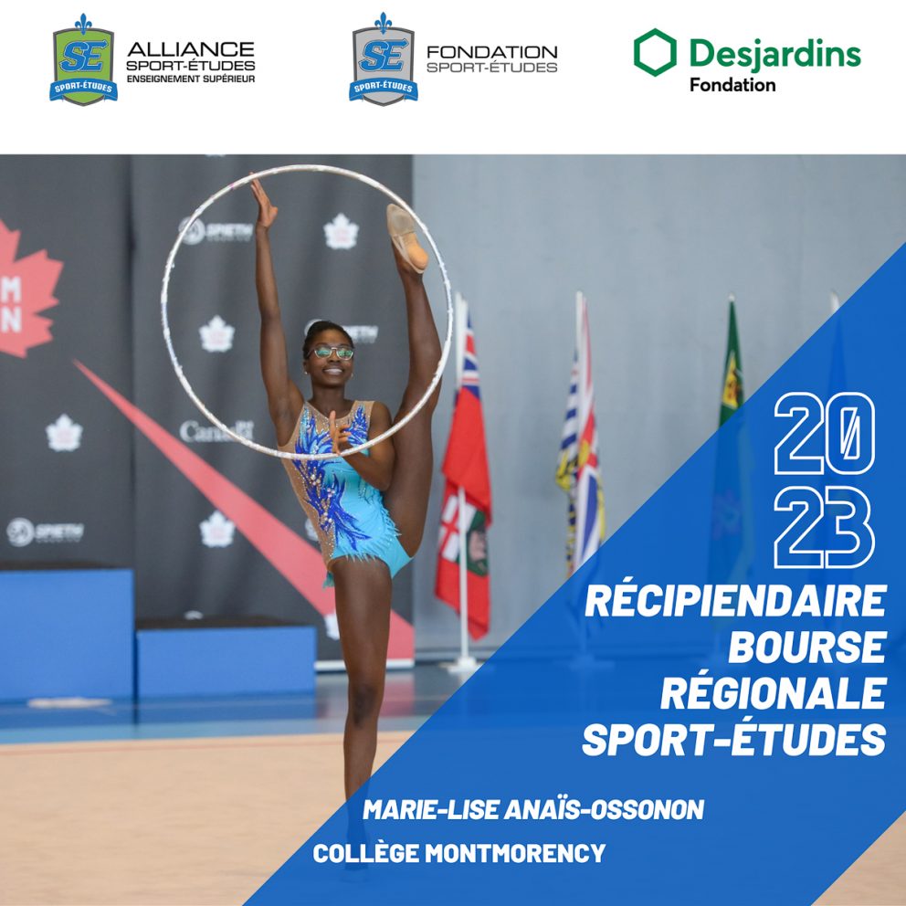 MarieLise AnaïsOssonon lauréate de la bourse sportétudes Collège