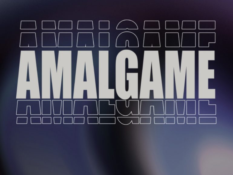 Affiche Amalgame, exposition des finissants en arts visuels