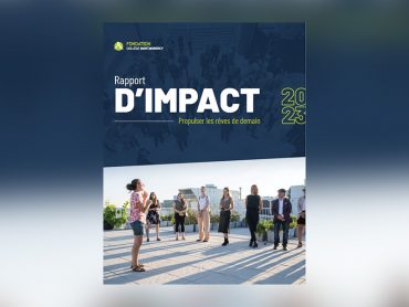 Image couverture du rapport d'impact 2023 de la Fondation du Collège Montmorency
