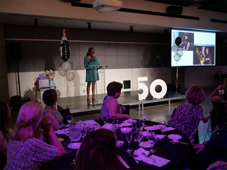 Photo prise lors des 50 ans du programme de soins infirmiers