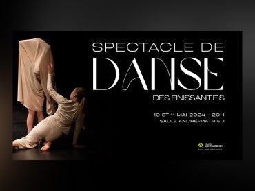 Affiche du spectacle de danse des finissants 2024