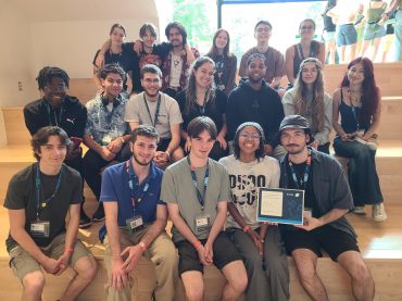 Étudiantes et étudiants lors de la 31e édition de l'intercollégial de cinéma 2024