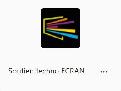Soutien techno ECRAN