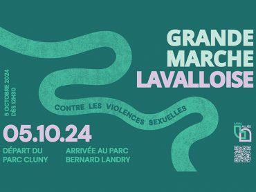 Affiche de la grande marche lavalloise contre les violences sexuelles