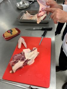Découpe du canard