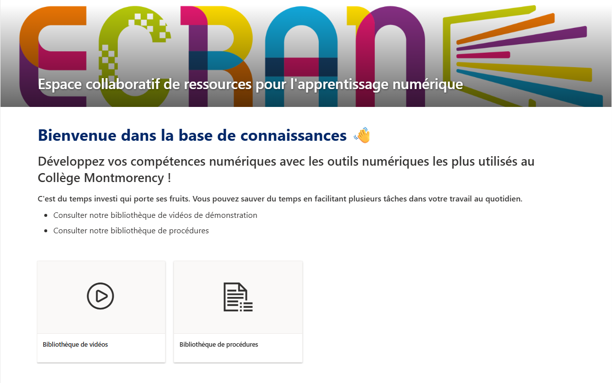 You, D. (2026, 10 mars). Base de connaissances pour les membres du personnel.